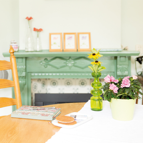 Woonkamer Bed and Breakfast