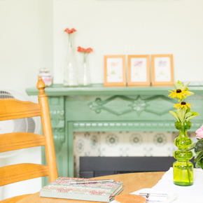 Woonkamer Bed and Breakfast